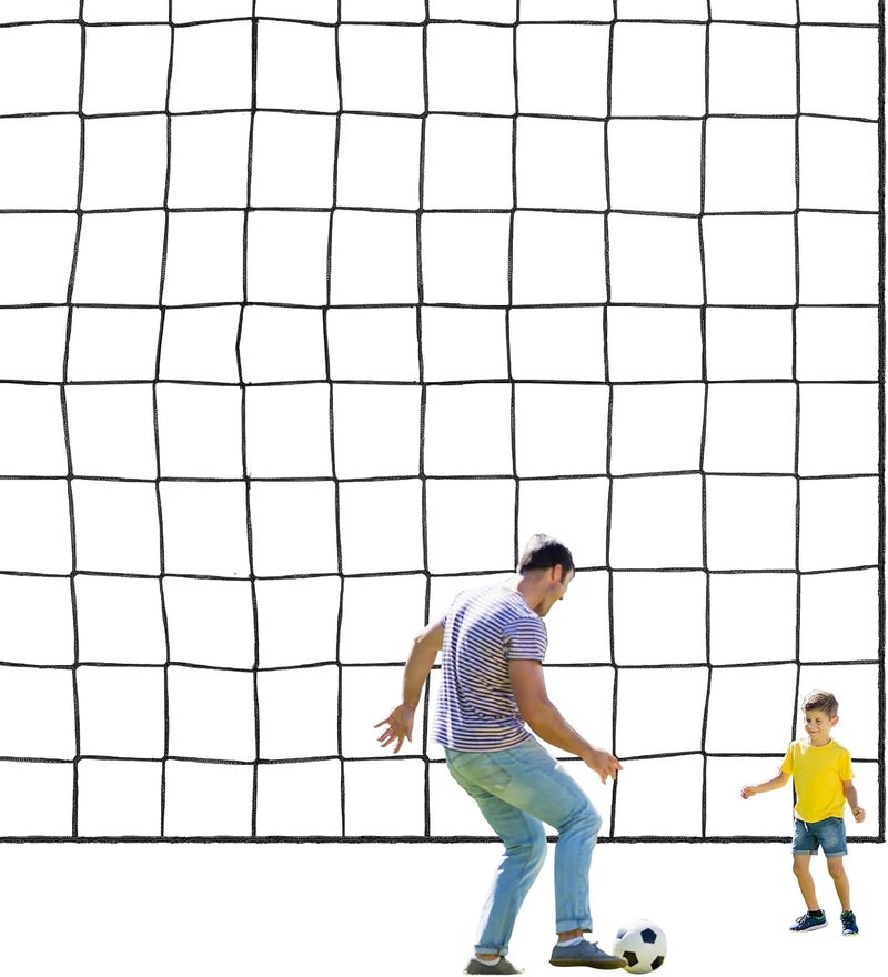 Fahnemt Soccer Netting High Impact Sports Practice Barrier Net, Nylon Hitting Netting for Soccer, Hockey, Basketball, Football - Image 1